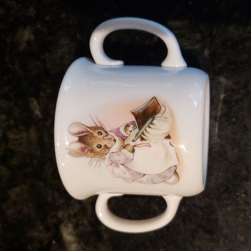 Beatrix Potter Christening Celebration Mouse Cup